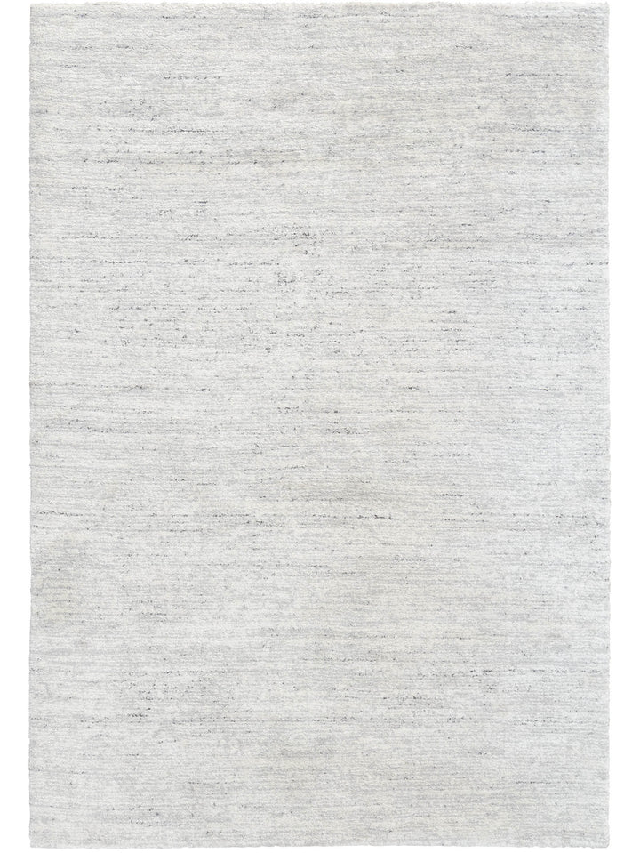 Textured gray rug 