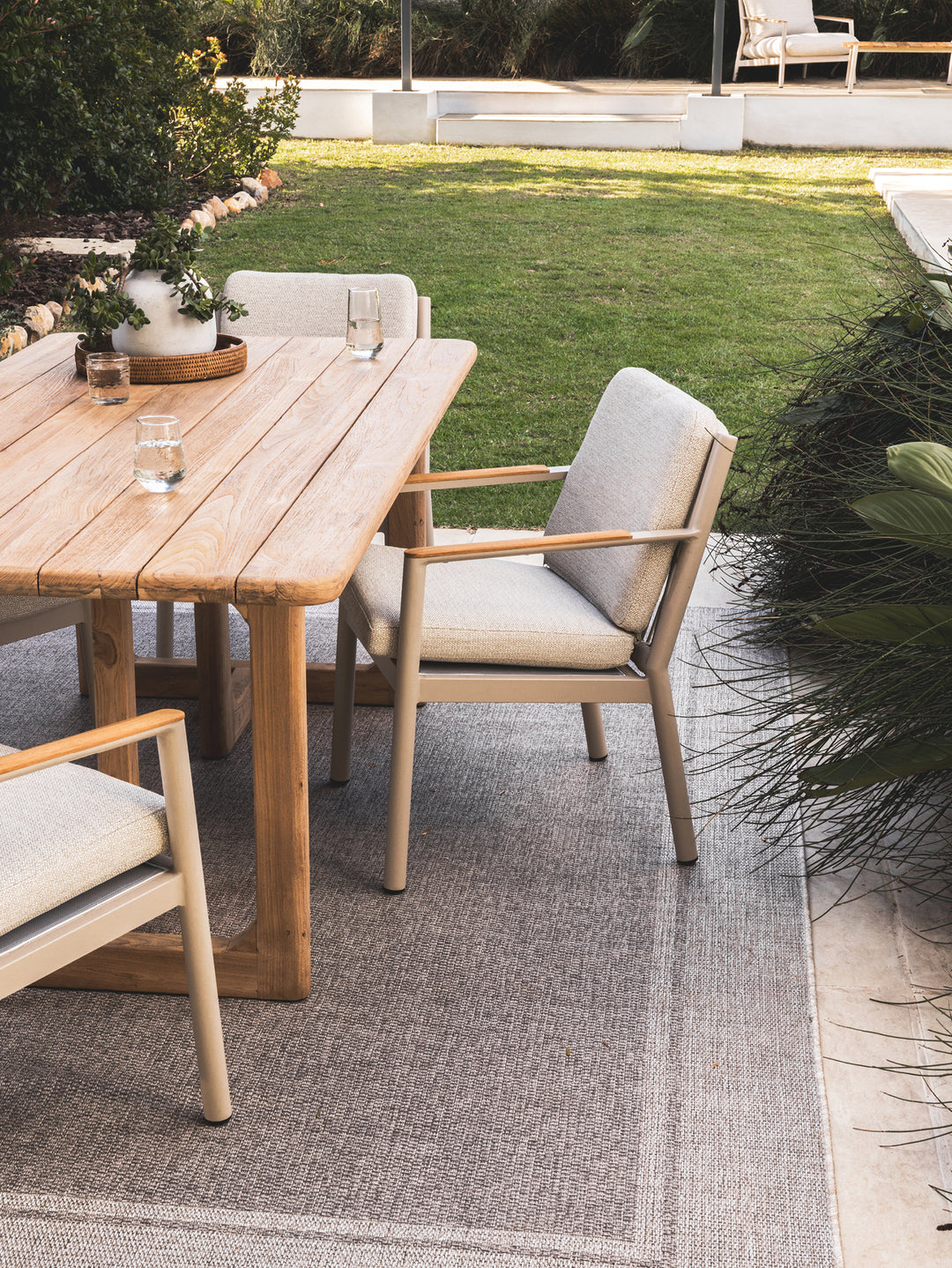 Nirvana Outdoor Dining Chair in Boulder Hertex Haus Hertex Haus
