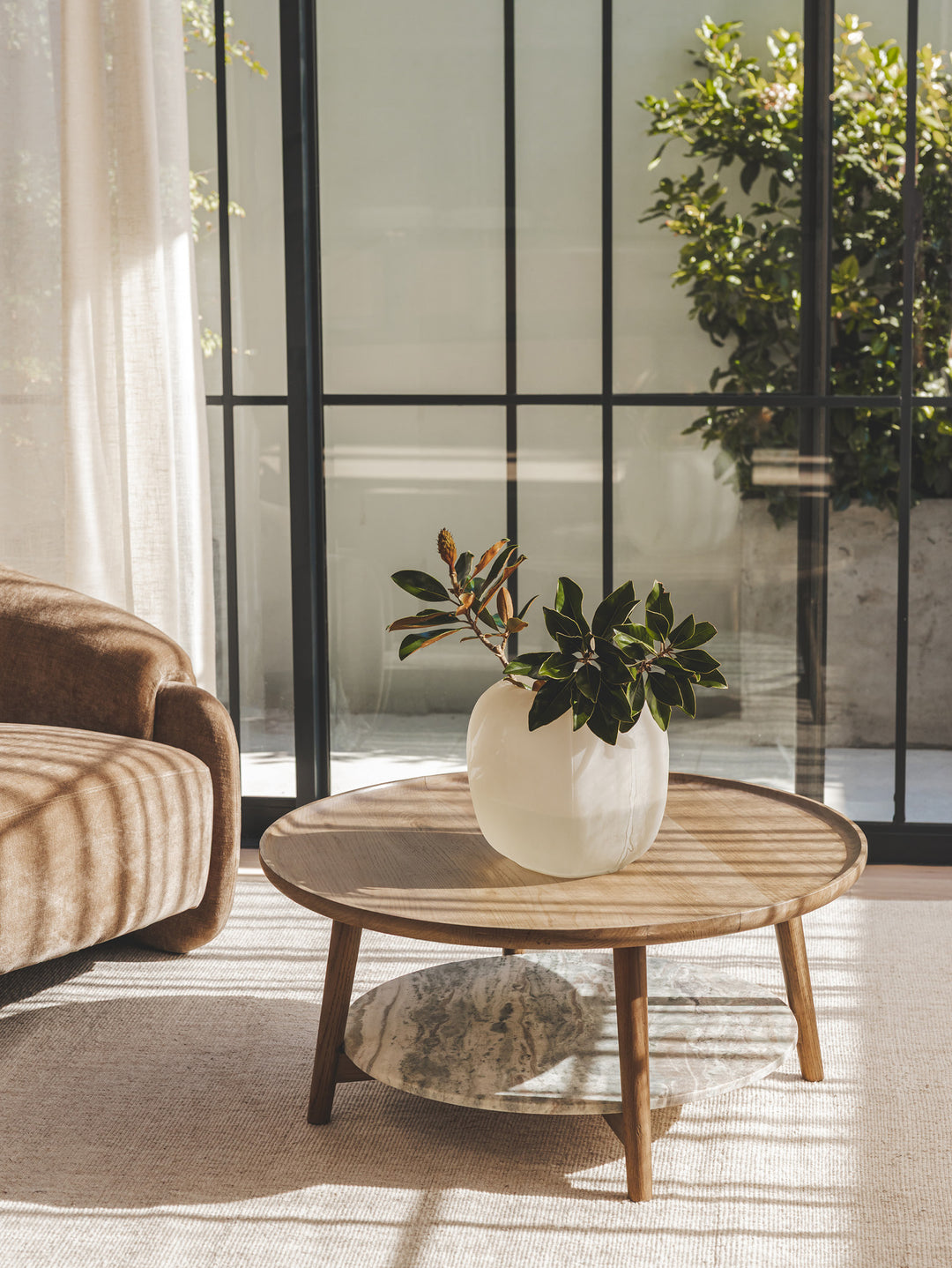 Nubo Oak Coffee Table in Cumin