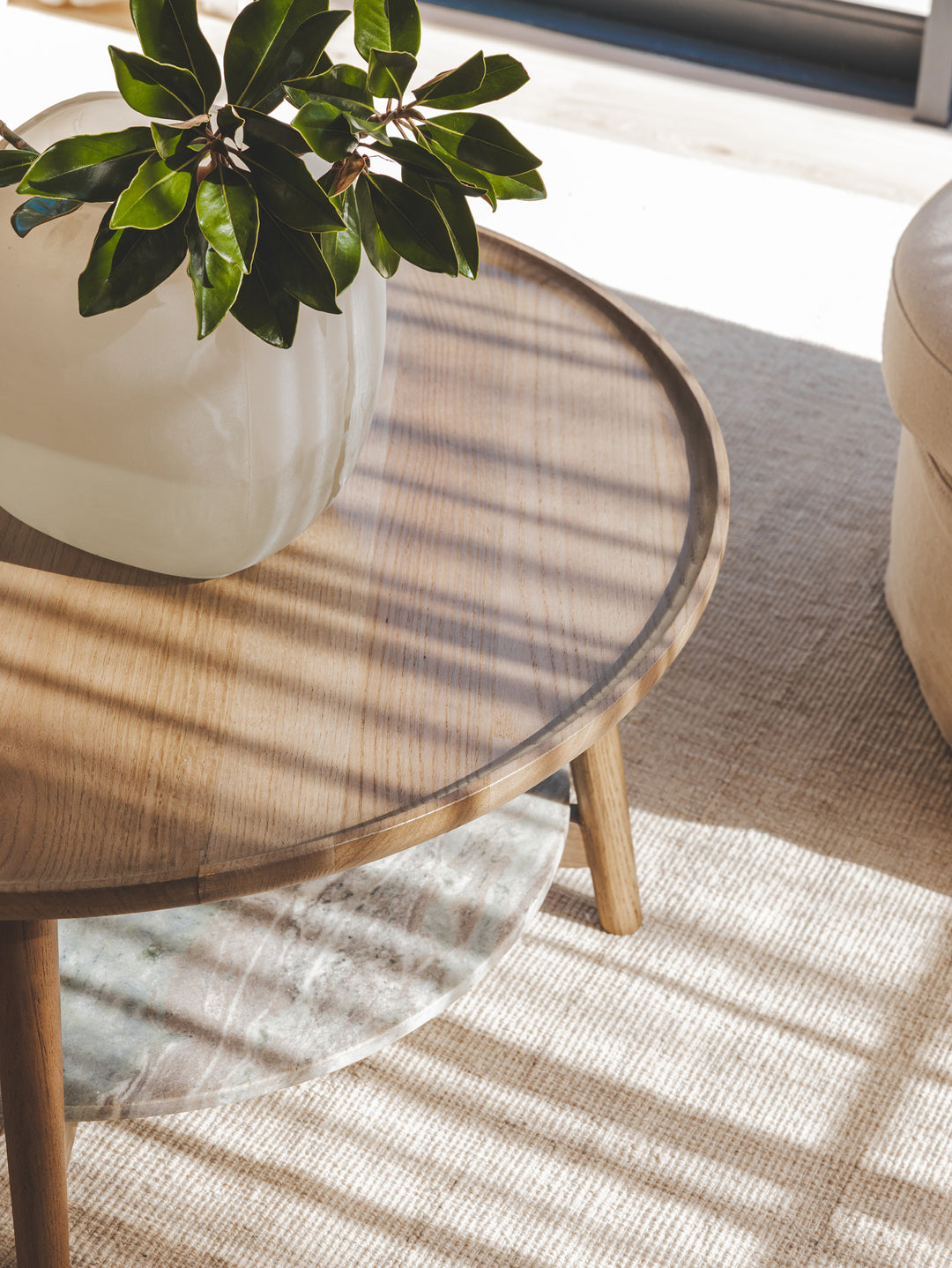 Nubo Oak Coffee Table in Cumin