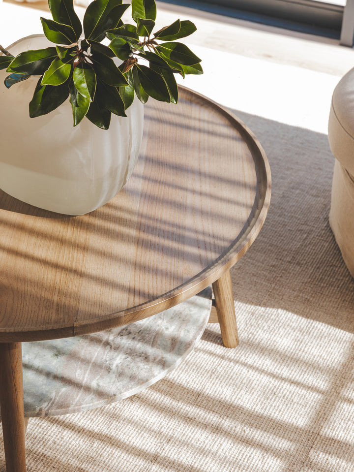 Nubo Oak Coffee Table in Cumin