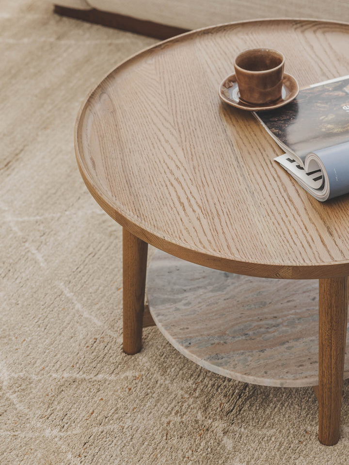 Nubo Oak Coffee Table in Cumin