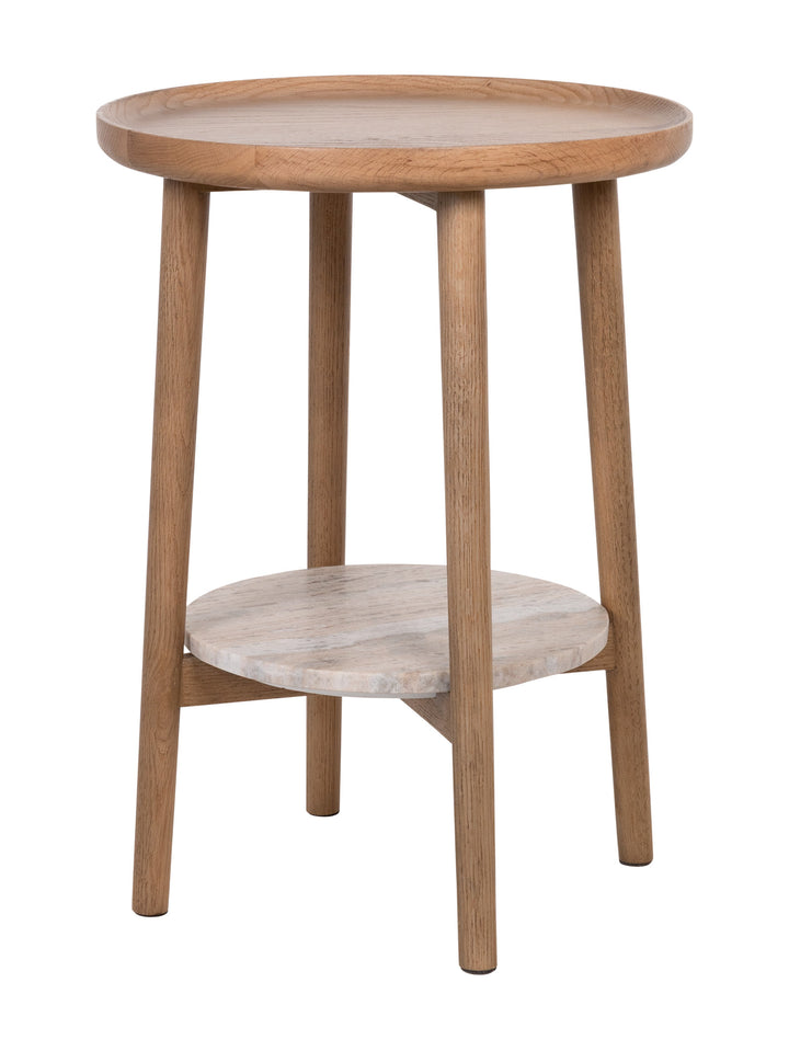 Nubo Oak Side Table in Cumin