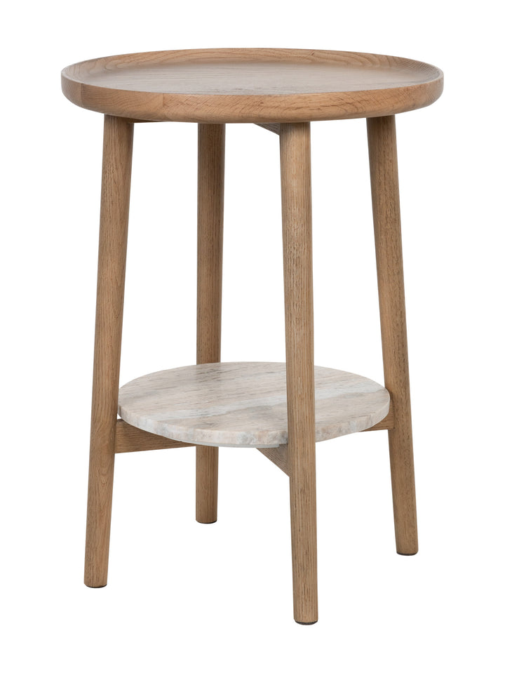 Nubo Oak Side Table in Cumin