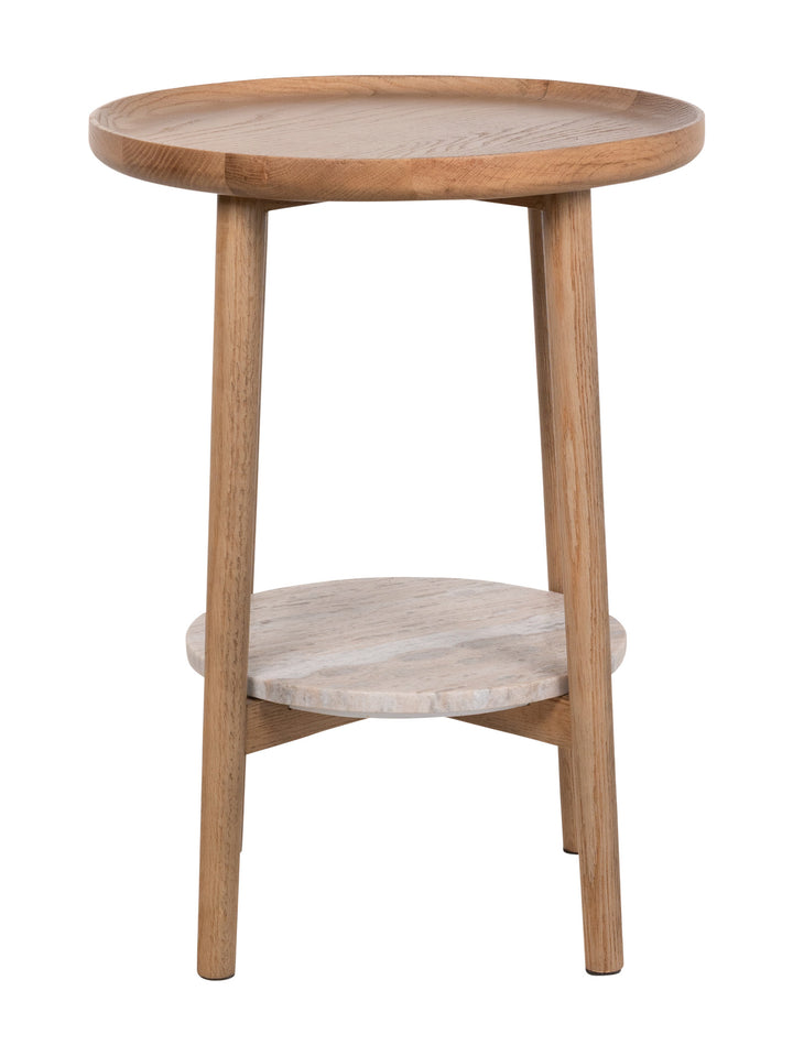 Nubo Oak Side Table in Cumin