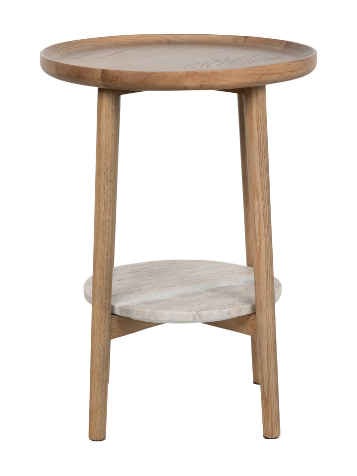 Nubo Oak Side Table in Cumin
