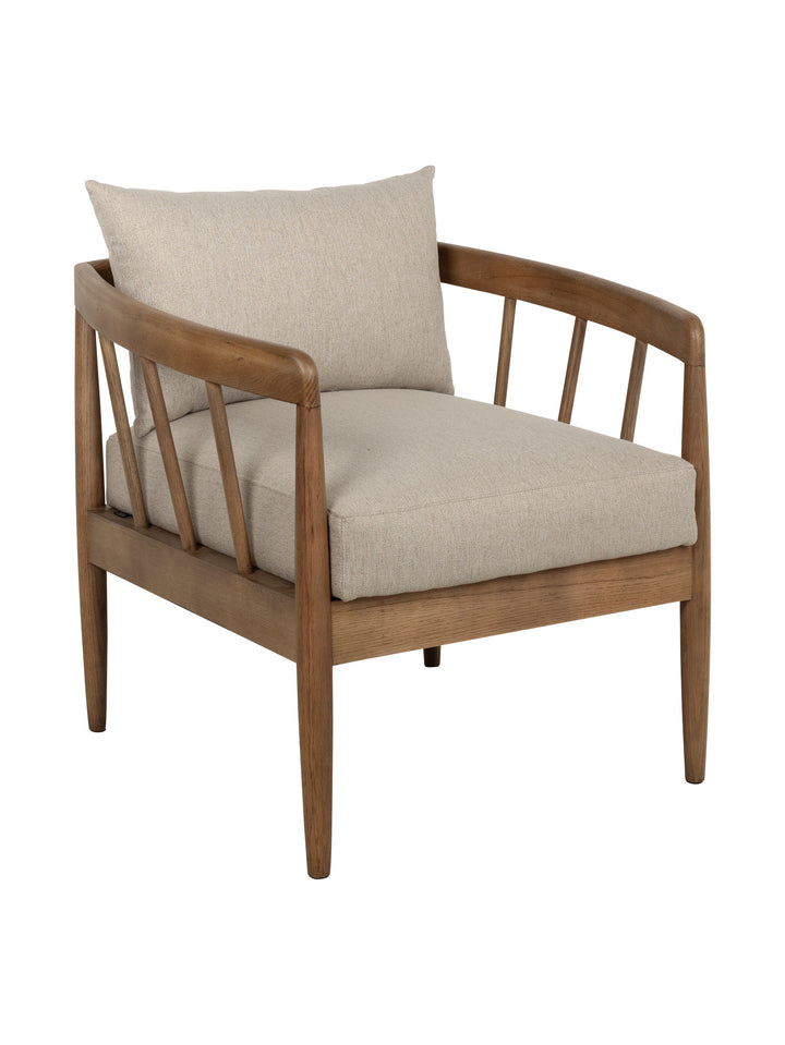 Oakwin Oak Armchair in Martini Irish Cream