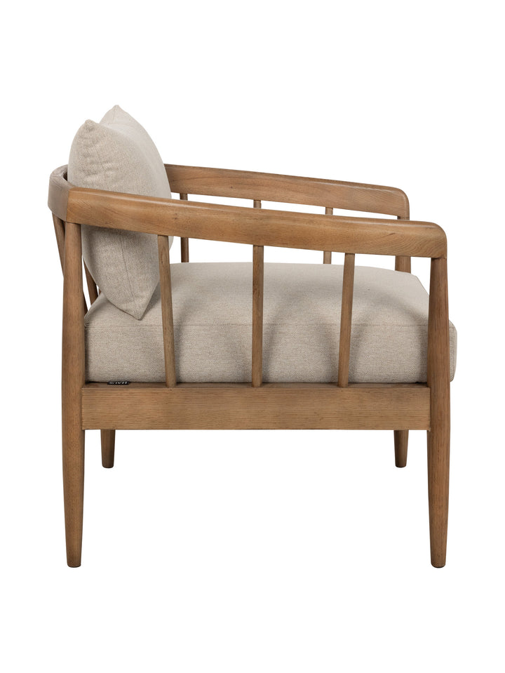 Oakwin Oak Armchair in Martini Irish Cream