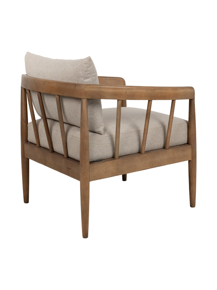 Oakwin Oak Armchair in Martini Irish Cream