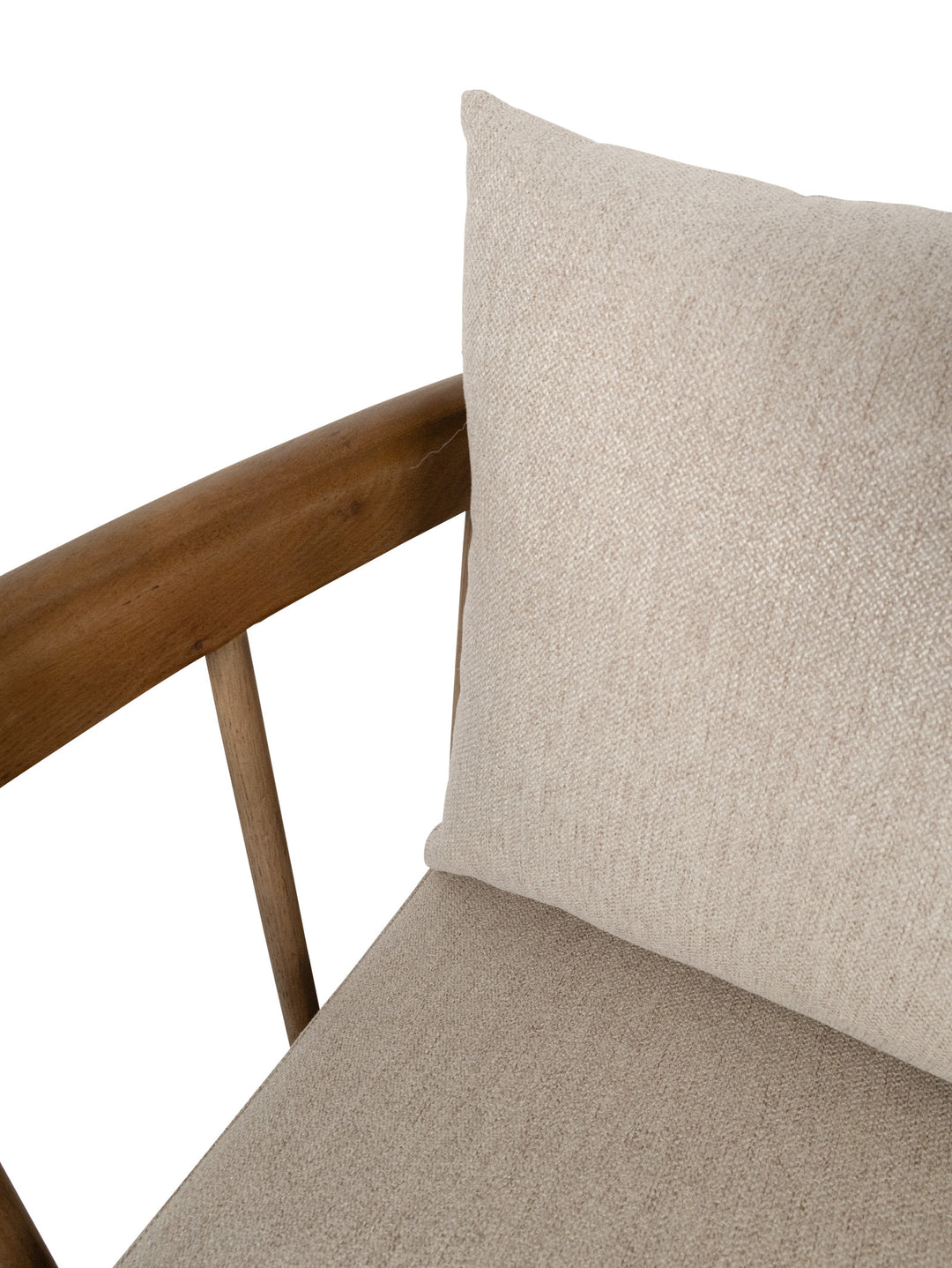 Oakwin Oak Armchair in Martini Irish Cream