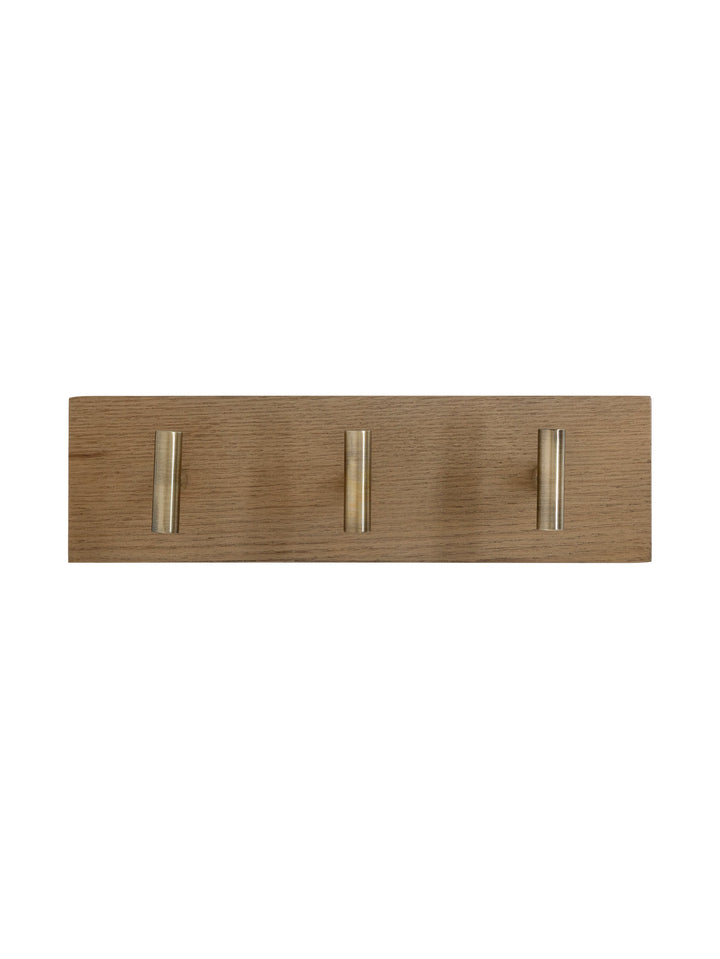 Off The Hook Oak Wall Hook in Cumin