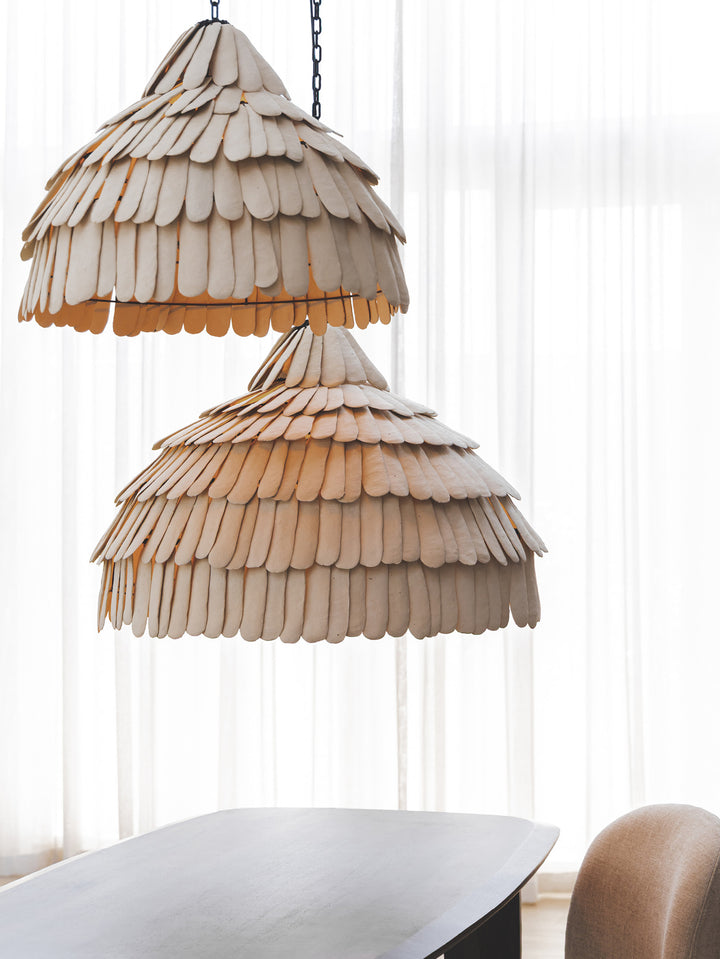 Ophelia Pendant in Bone