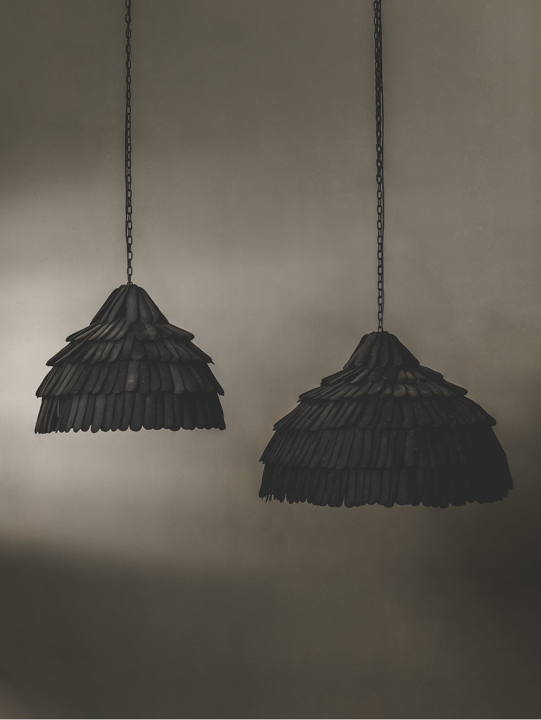 Ophelia Pendant in Coal