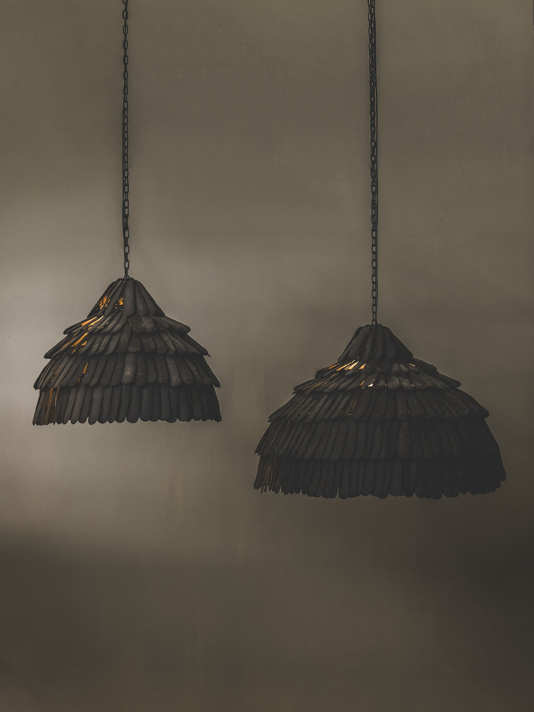 Ophelia Pendant in Coal