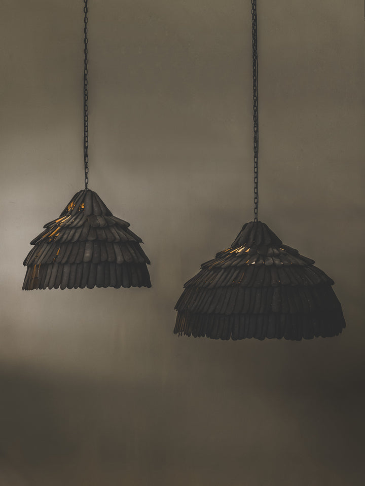 Ophelia Pendant in Coal