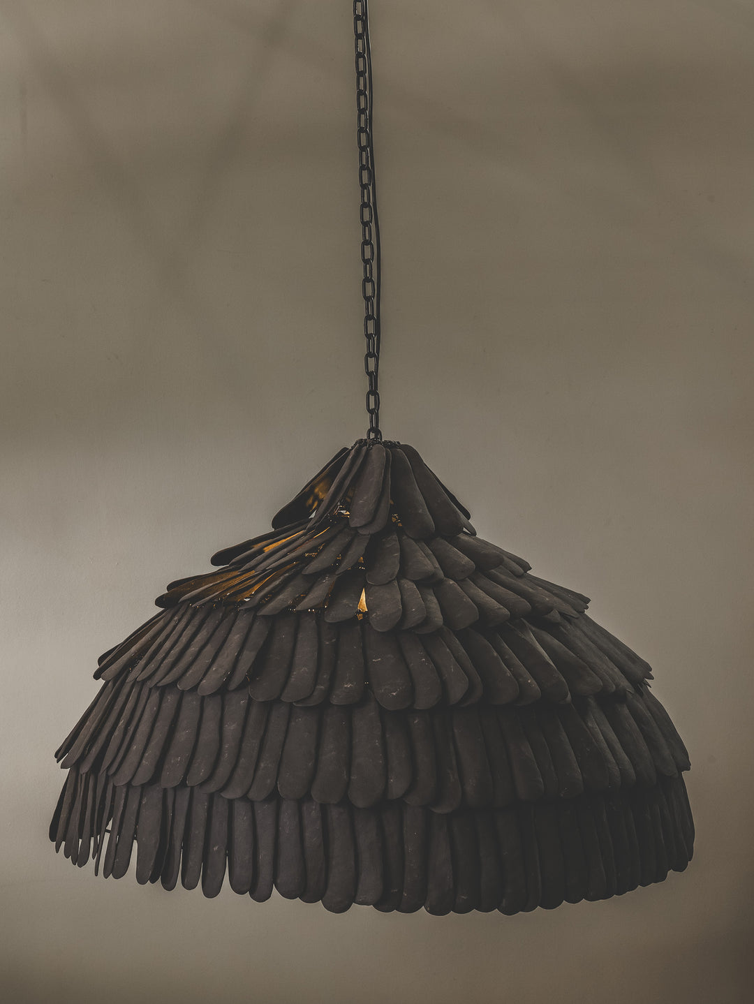 Ophelia Pendant in Coal