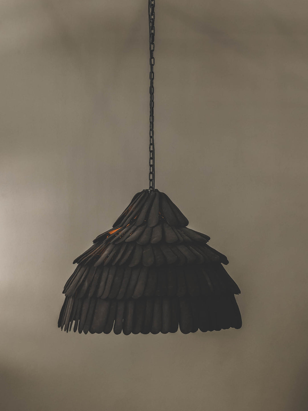 Ophelia Pendant in Coal