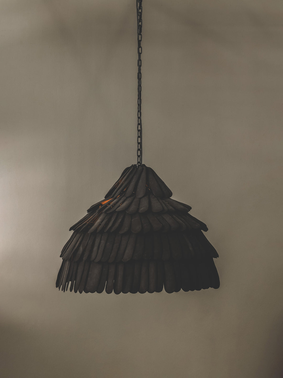 Ophelia Pendant in Coal