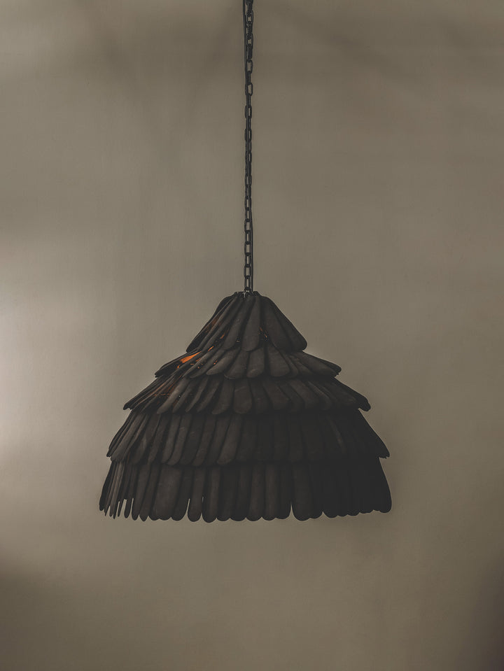 Ophelia Pendant in Coal