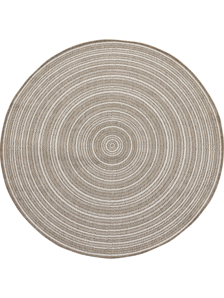 Orbit Round Rug in Lino