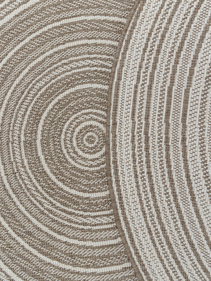 Orbit Round Rug in Lino