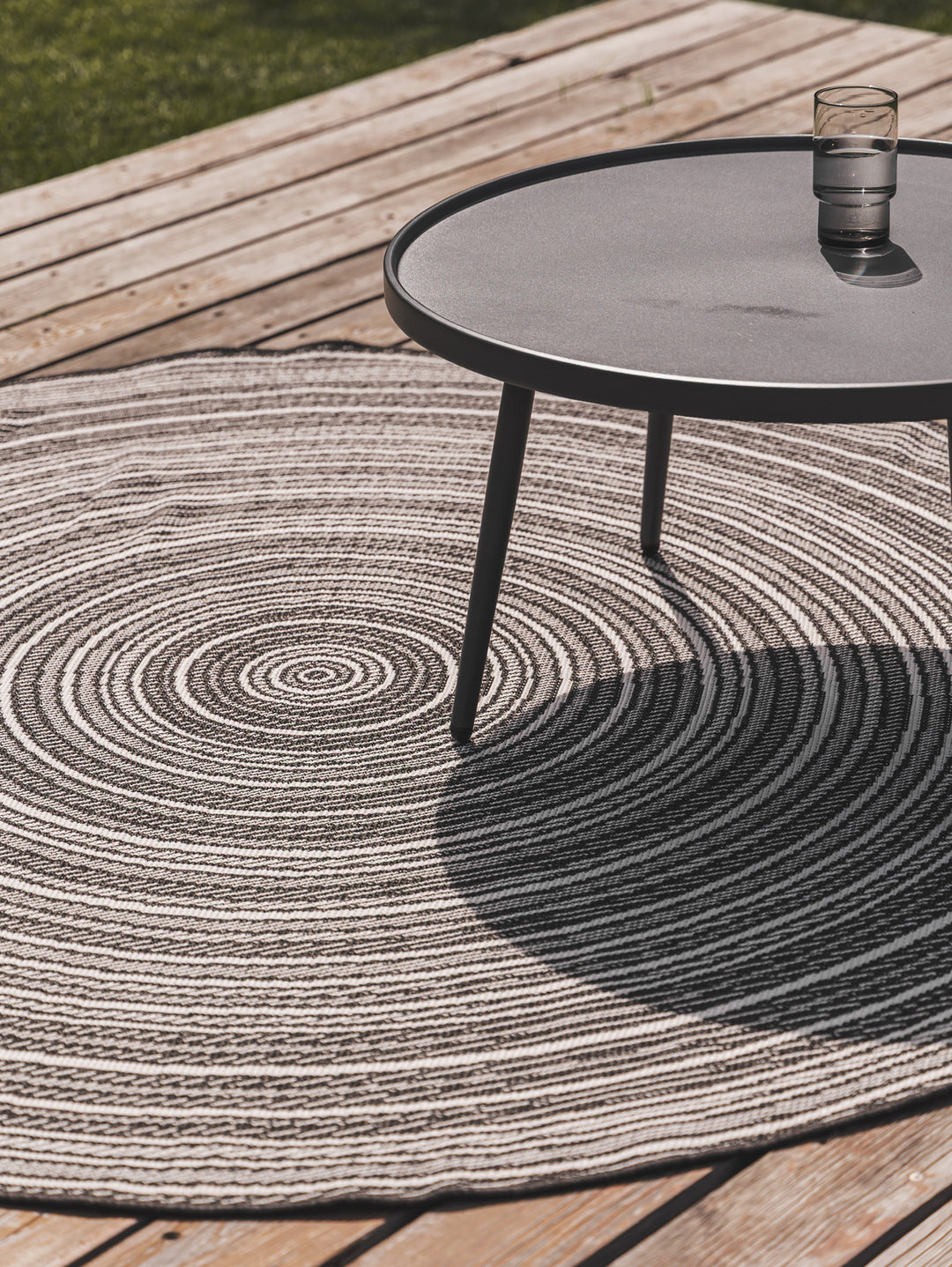 Orbit Round Rug in Night Sky