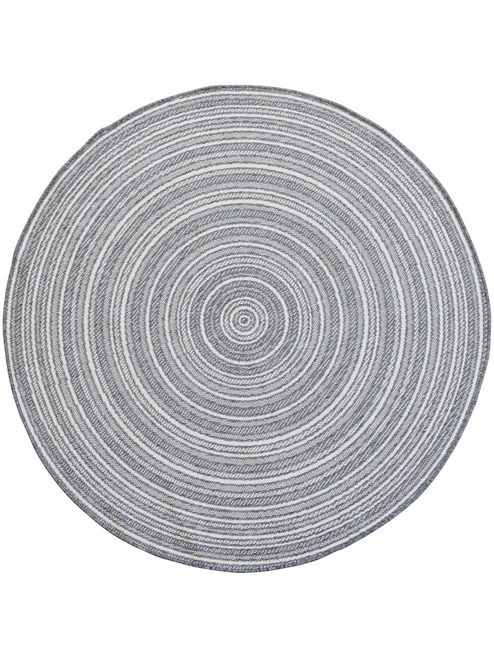 Orbit Round Rug in Steel