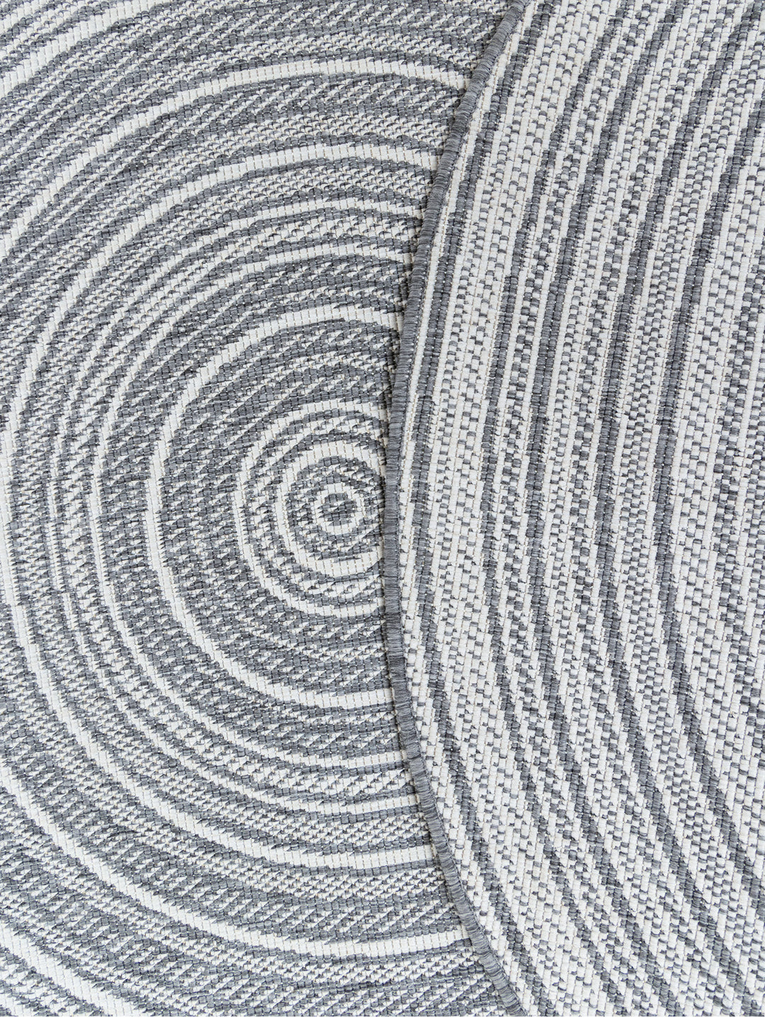 Orbit Round Rug in Steel