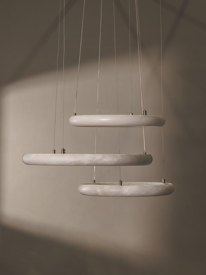 Orion Chandelier Large in Cloud