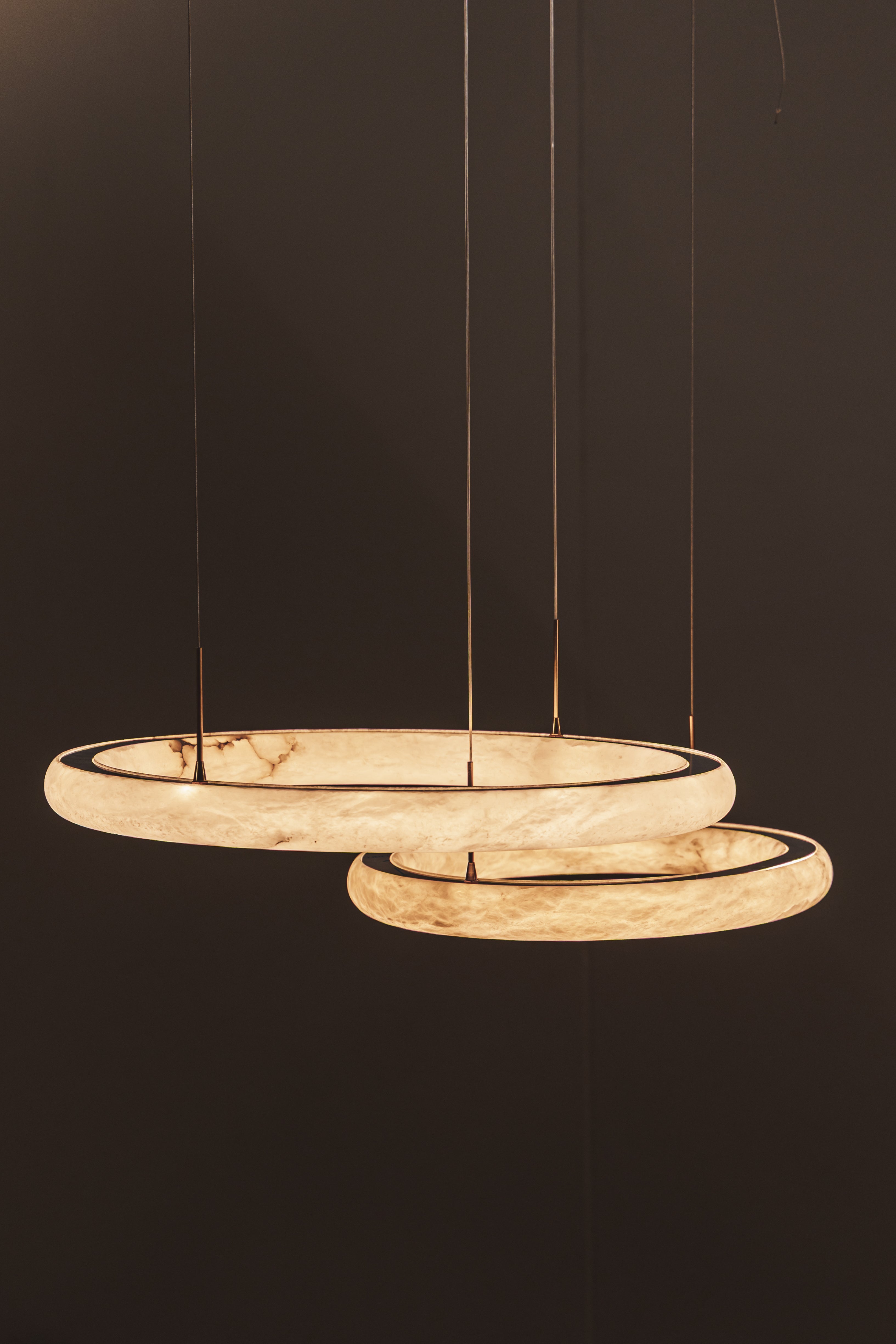 Orion Chandelier Medium in Cloud - Hertex Haus - Hertex Haus