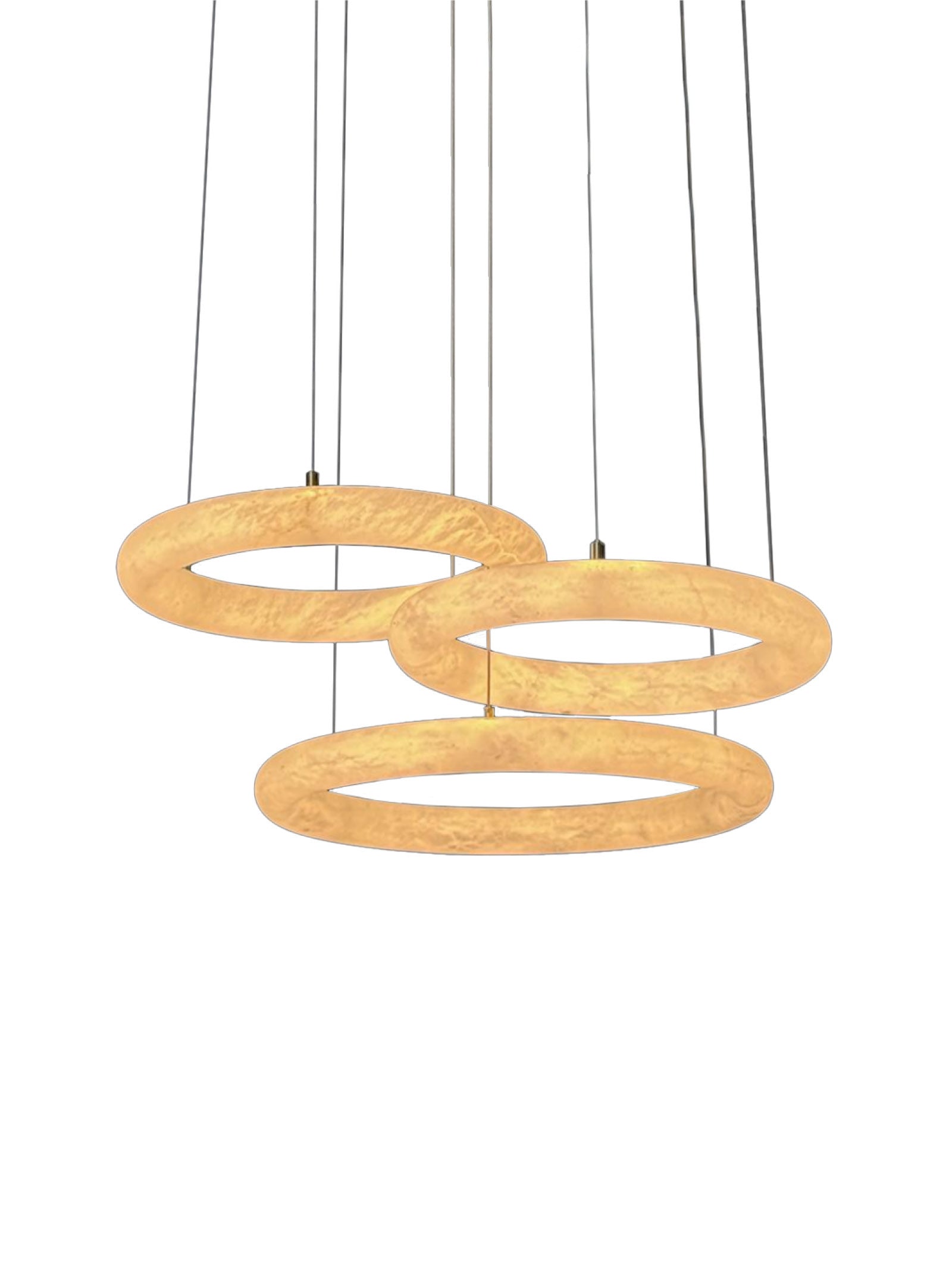 Orion Chandelier Large in Cloud - Hertex Haus - Hertex Haus