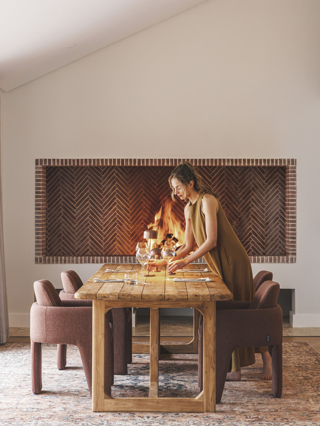 Osaka 12-Seater Teak Dining Table in Natura