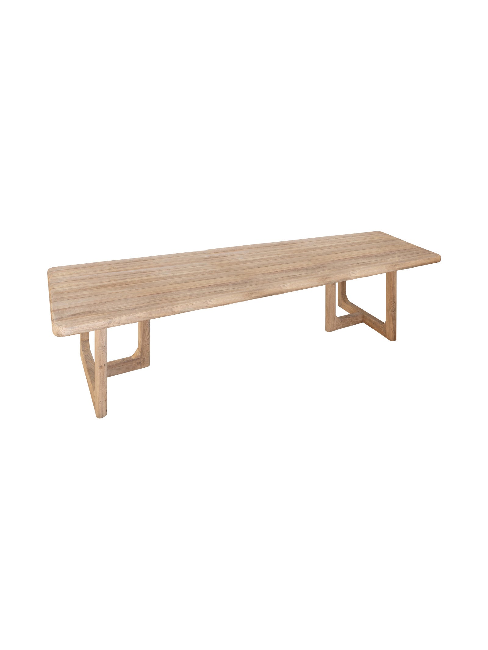 Osaka 12-Seater Teak Dining Table in Natura - Hertex Haus - Hertex