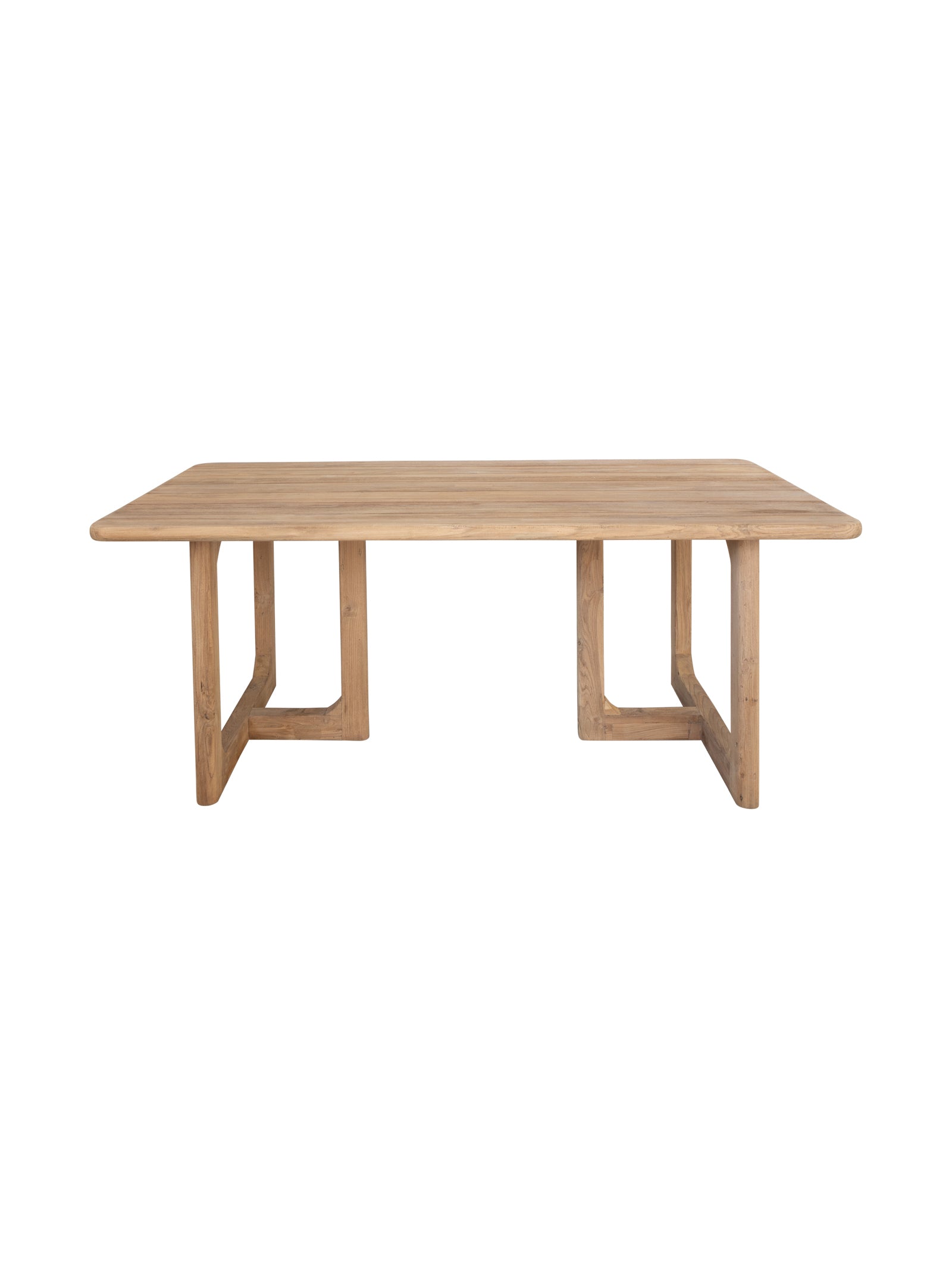 Osaka 6 Seater Teak Dining Table in Natura - Hertex Haus - Hertex Haus