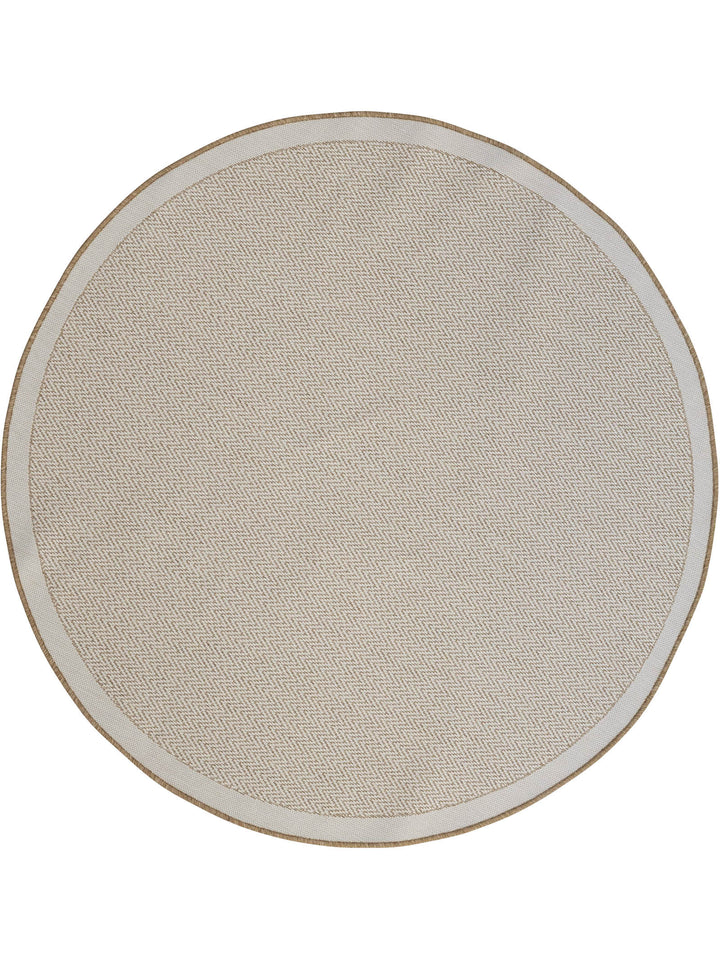 Outback Round Rug in Chai