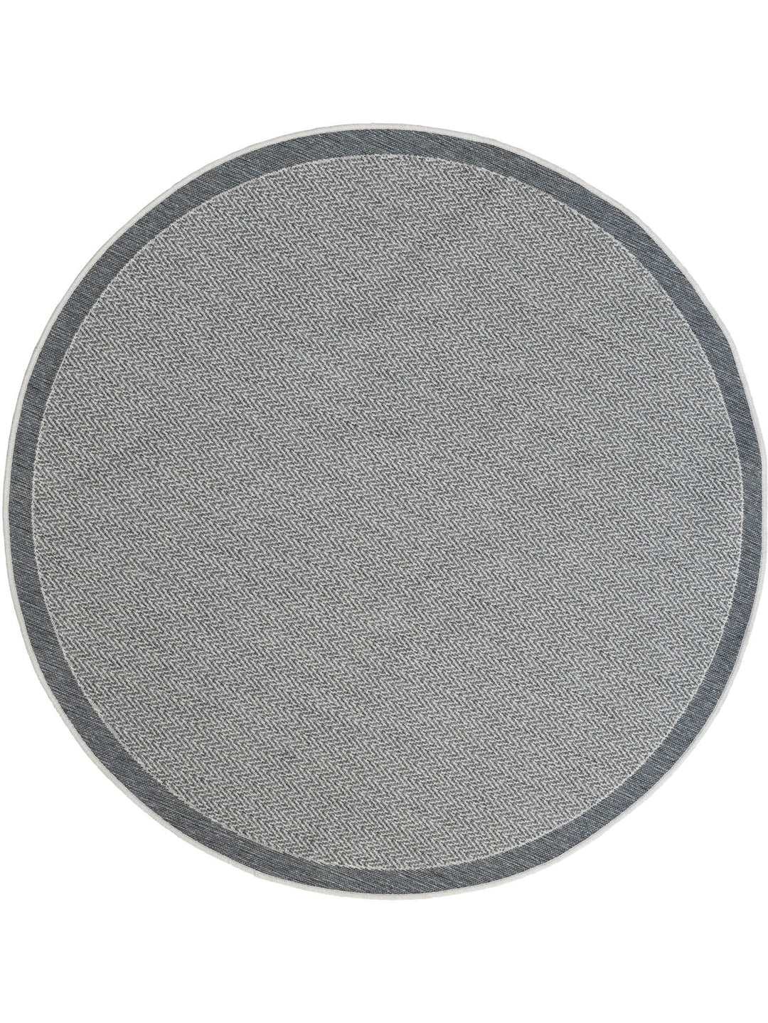 Outback Round Rug in Earl Grey