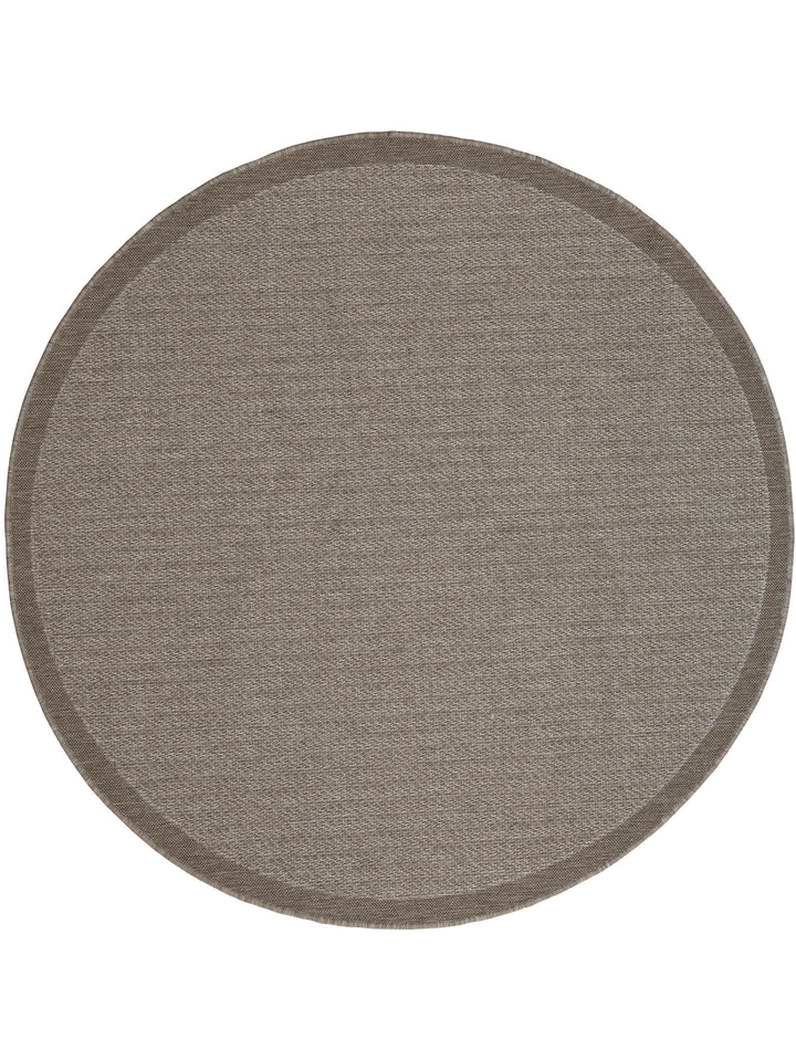 Outback Round Rug in Latte