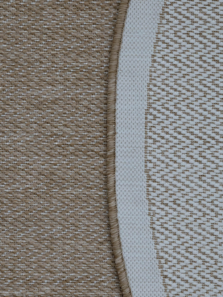 Outback Round Rug in Latte