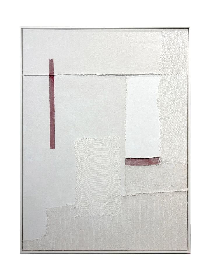 Parchment Trace Wall Art in Bone