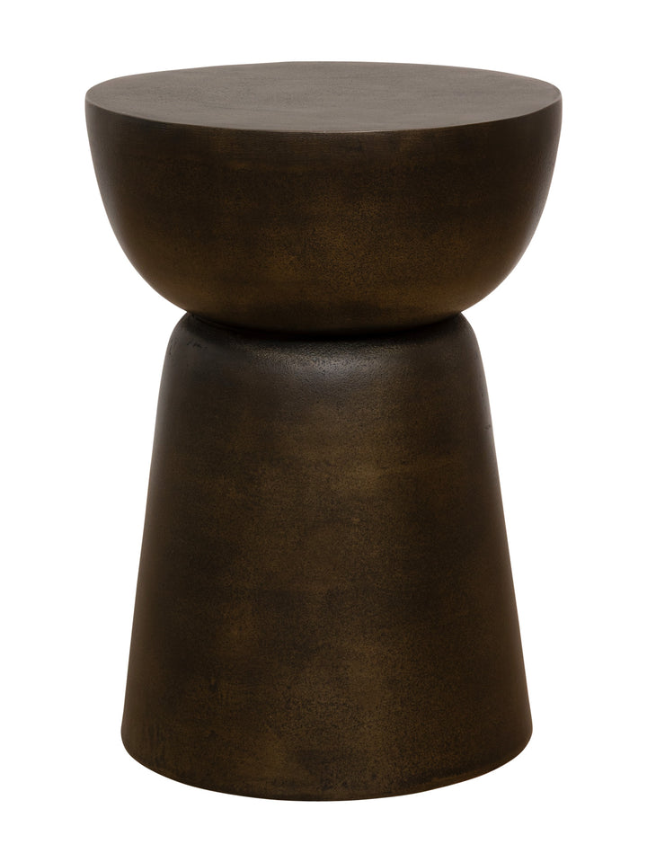 Pendulum Side Table in Brass Bell