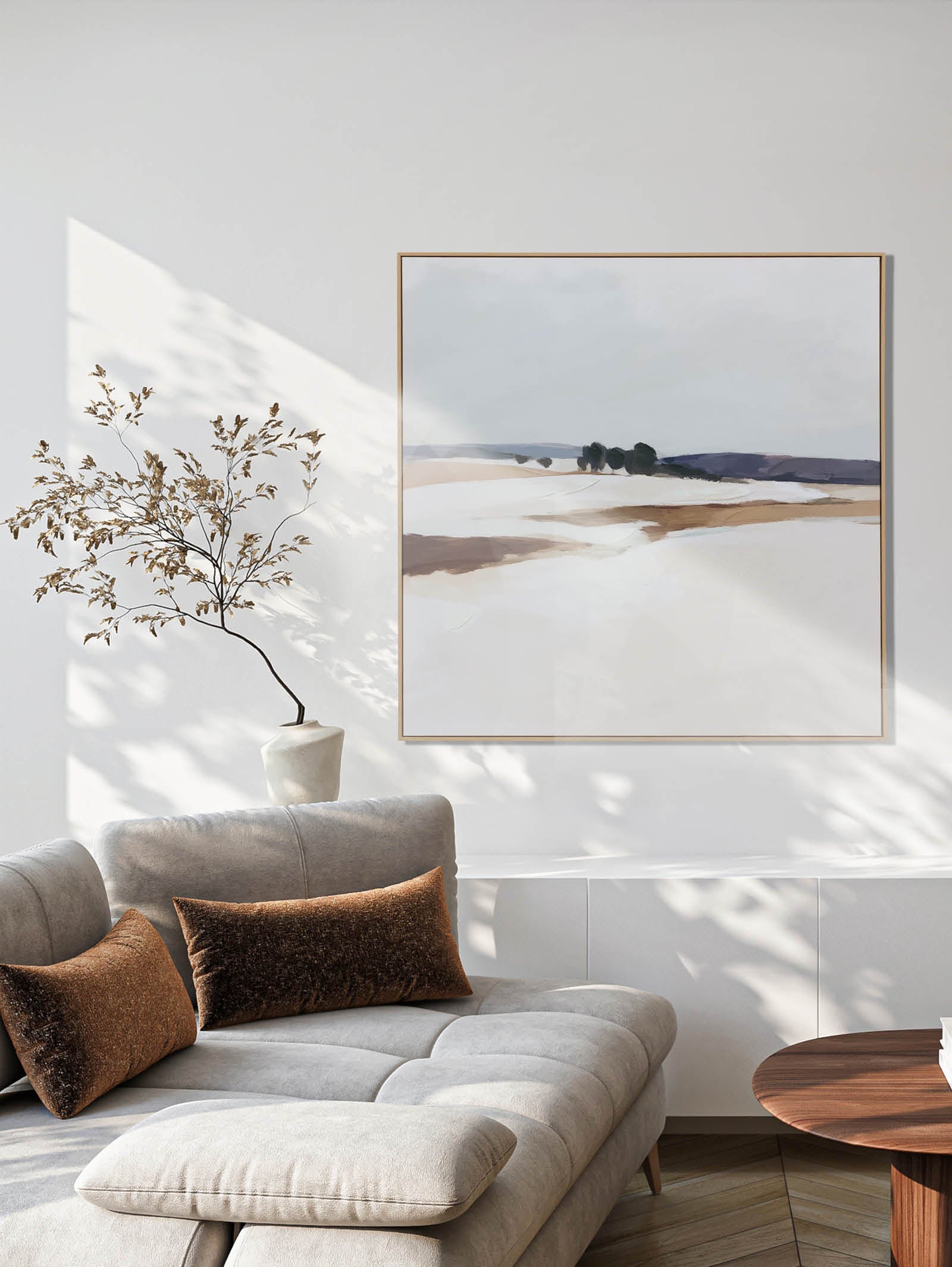 Piketberg Wall Art in Wheat - Hertex Haus