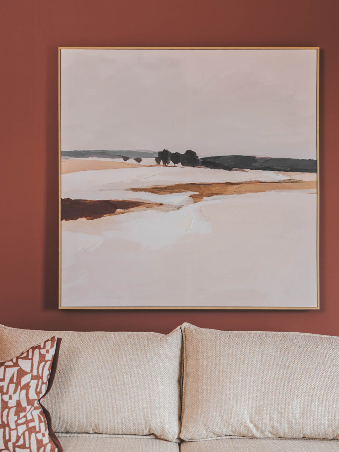 Piketberg Wall Art in Wheat