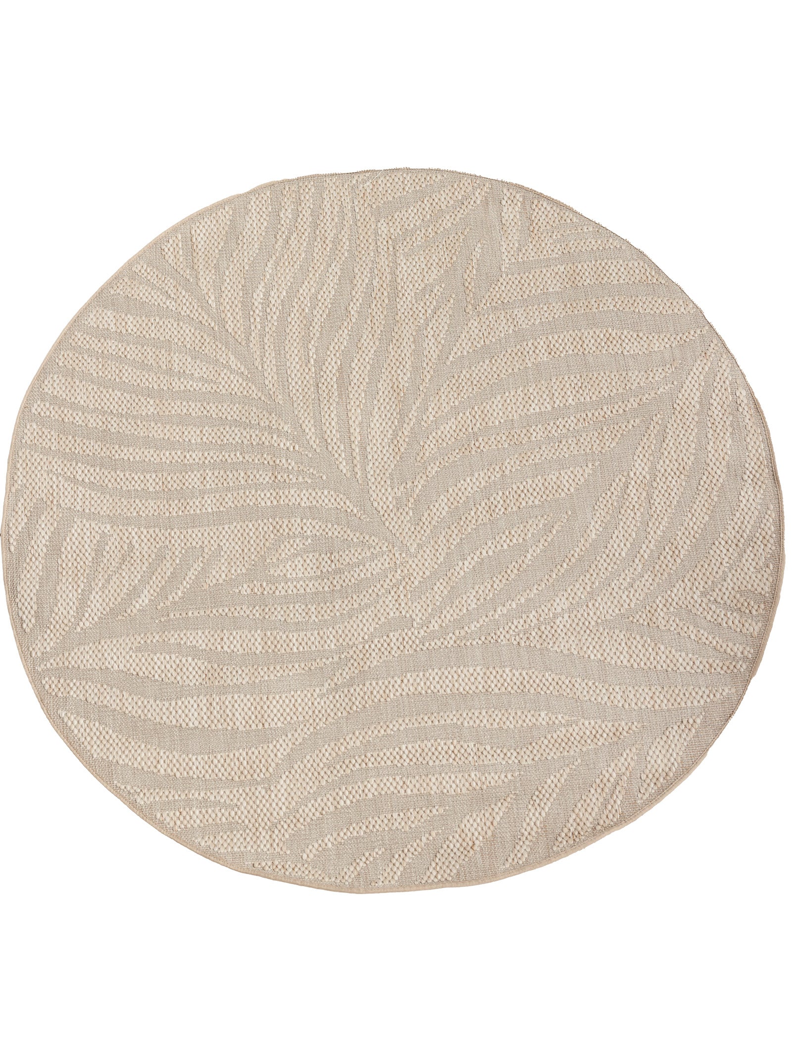Pindo Round Rug in Sand - Hertex HAUS