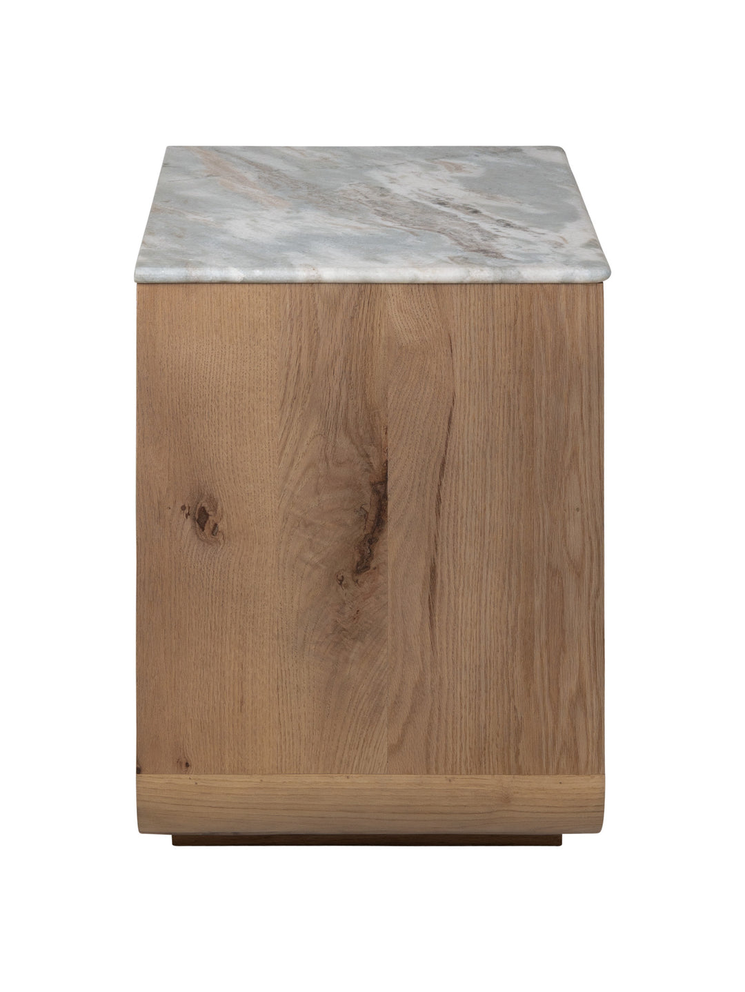 Portland Marble Nightstand in Cumin