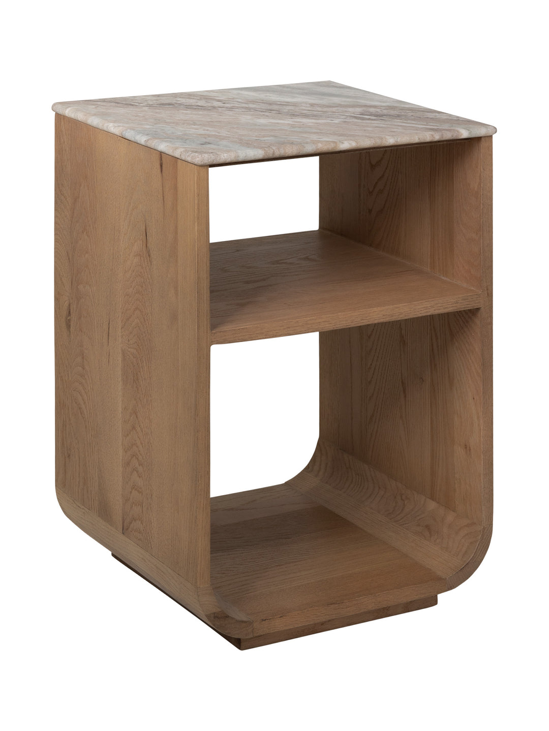 Portland Marble Nightstand in Cumin
