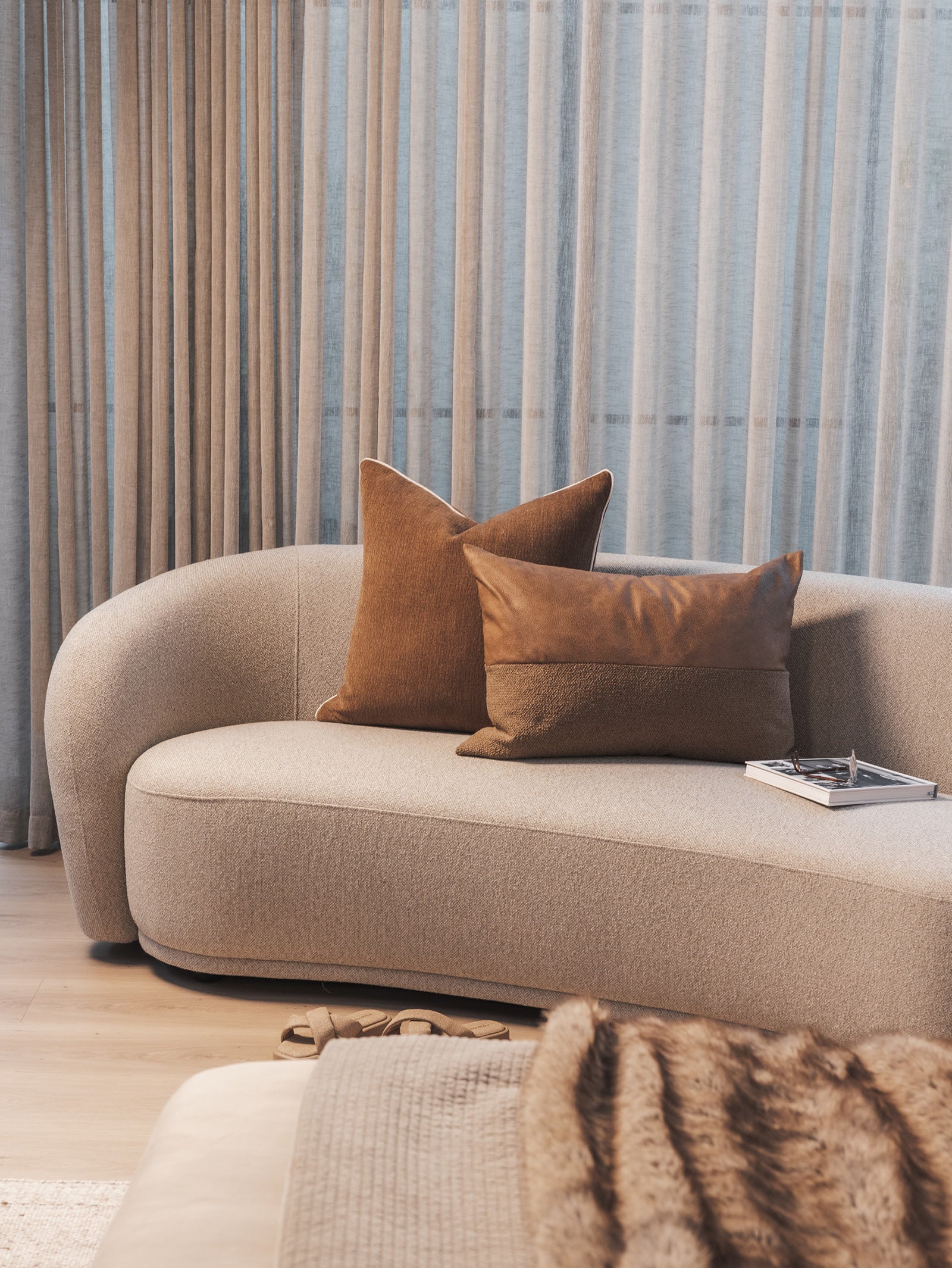 Prague Sofa 3-Seater in Comet Stone - Hertex Haus - Hertex Haus