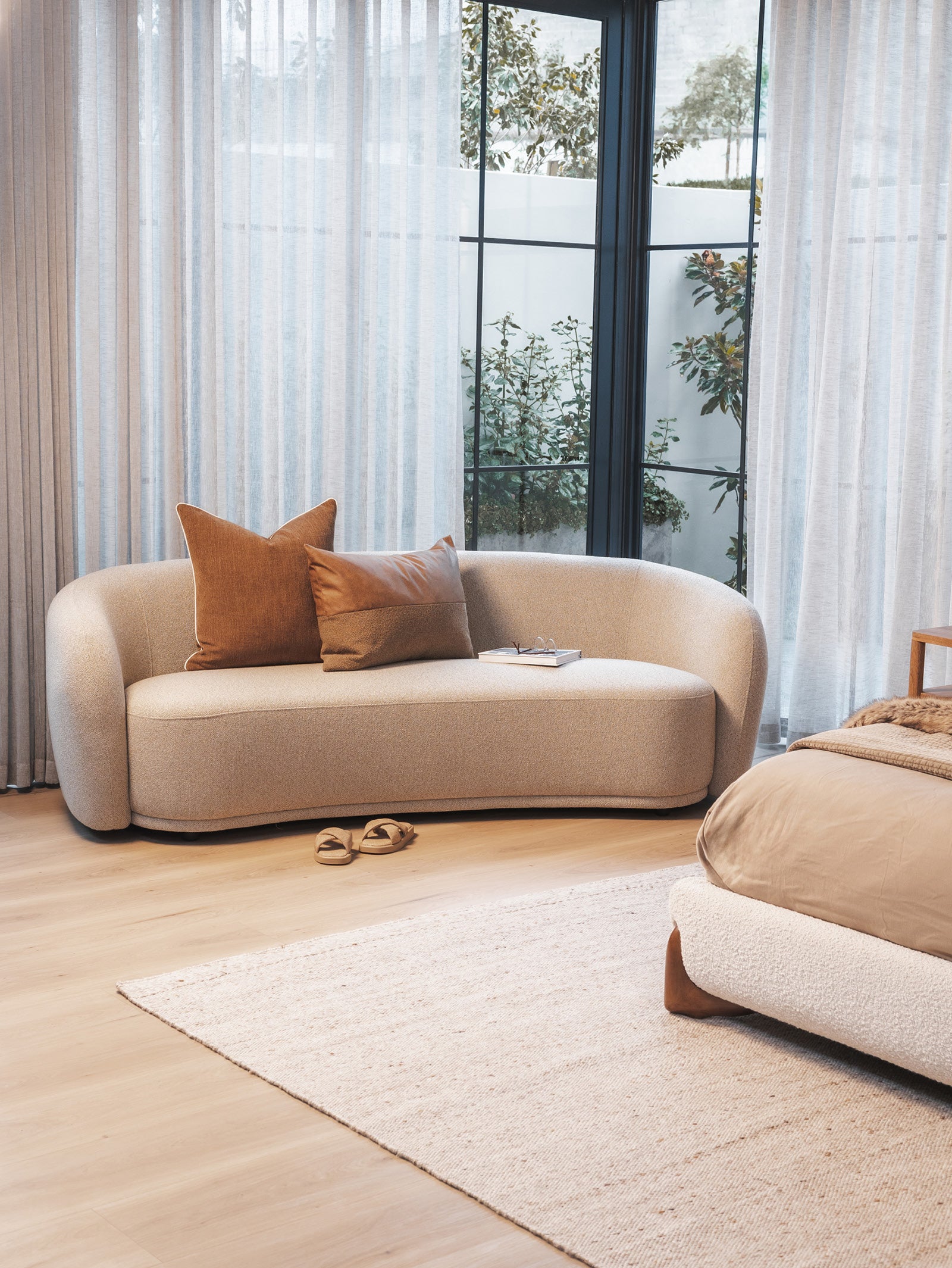 Prague Sofa 3-Seater in Comet Stone - Hertex Haus - Hertex Haus