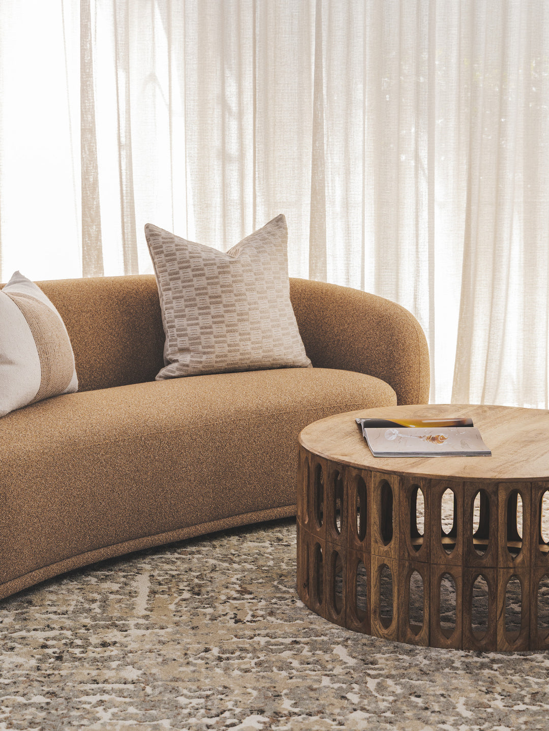 Prague Sofa 3-Seater in Comet Tiger