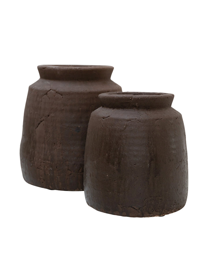 Prince Vase in Dark Earth