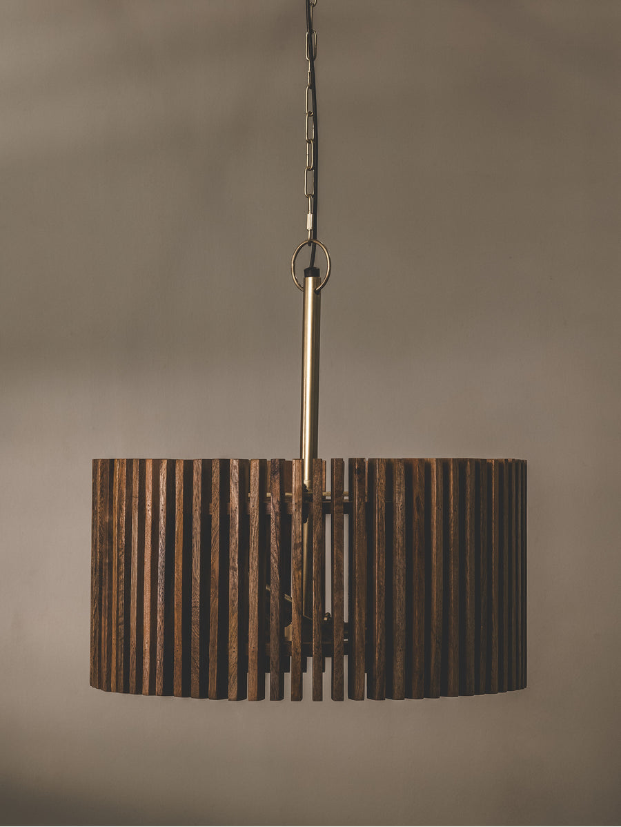Handmade pendant made of mango wood